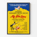 Vintage muziekposter My Fair Lady - artistieke muurdecoratie