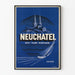 Vintage poster of Neuchâtel - Golf, Beach, Mountain in Switzerland