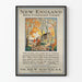 Vintage poster met authentiek New England charme