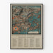 Vintage Poster Recreatiefkaart New England Verenigde Staten