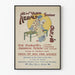 Vintage poster New York Sunday Herald 8 december