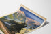 Vintage Poster of the North Coast Limited Train through Montana Rockies