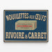 Vintage reclameposter voor Nouillettes aux Œufs Rivoire & Carret — ingelijst kunstwerk aan de muur