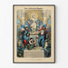 Vintage Popular Calendar Poster - The French Republic