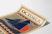 Vintage Sailboat Poster October Century