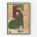 Vintage muurposter Kalender oktober - november - december