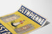 Vintage Olympische reclameposter Cristal Petroleum Wit Extra