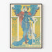 Vintage Omega Poster with Winged Lady and Bicycle