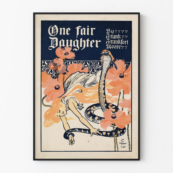 Vintage wanddecor poster One fair Daughter