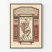 Vintage Poster Certificaat van Trouwe Dienst Calvé Delft