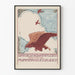 Vintage poster van Fokker Avions met vliegende adelaar