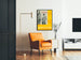 Vintage Poster Opocalcium Yellow and Black & White