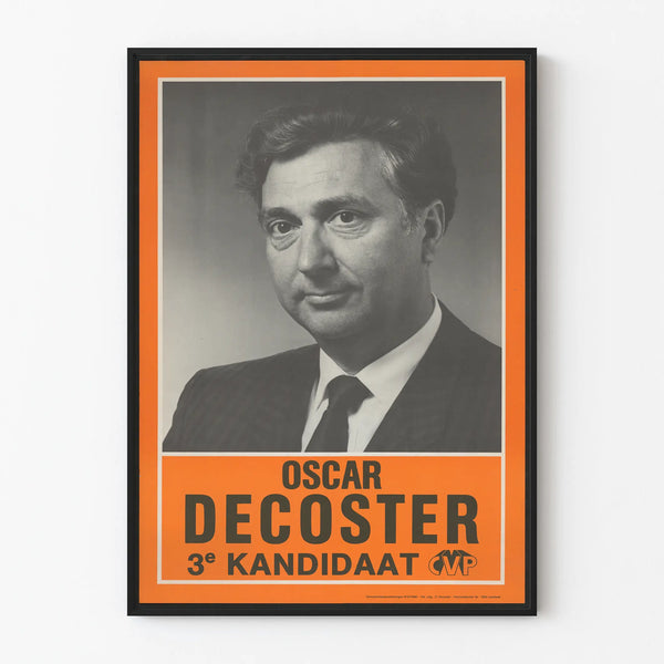 Vintage poster Oscar Decoster 3e Kandidaat CVP