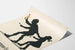 Vintage poster silhouette of children Ossin Eierlebertran-Emulsion