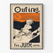 Vintage poster Outing Bicycle juni 1896