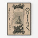 Vintage Poster Released in July 1895 - Sailboat and Art Nouveau Illustration