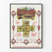 Vintage poster Overwinningsspel Strijd Zonder Bloed