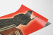 Vintage poster van Paillard met soldaat en oude radio