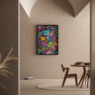 Pop Art Poster - Dschungelkatze
