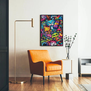 Pop Art Poster - Dschungelkatze