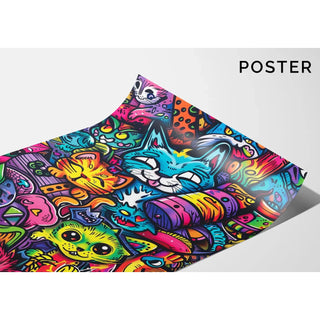 Pop Art Poster - Dschungelkatze