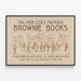 Vintage poster van Palmer Cox's beroemde Brownie-boeken — ingelijst kunstwerk aan de muur