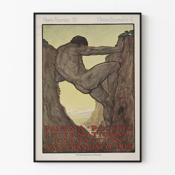 Vintage Poster Panama Pacific Internationale Tentoonstelling 1915 San Francisco
