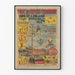 Vintage poster of Parc des Buttes Chaumont celebration 1893