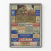 Vintage Paris Poster of Industry and First-Order Luxury Parisian Houses
