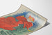 Vintage poster Pastilles Géraudel vrouw met rode parapluie