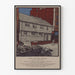Vintage poster van het Paul Revere House in Boston