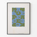 Peace Poster in Blue and Green - Graphic Wall Decoration