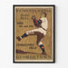 Vintage poster van honkbalwedstrijd Pennsylvania vs Georgetown