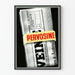 Vintage Poster Pervosine with Folded Newspapers