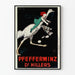 Vintage Pfefferminz Dr Hillers advertising poster