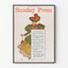 Vintage poster Philadelphia Sunday Press 10 mei