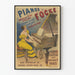 Vintage poster Pianos Focké gouden medaille Parijs 1889