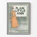 Vintage poster Plain Little Ann in grafische harmonie