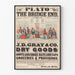 Oude reclameposter J.D. Gray & Co. aan Bridge End
