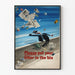 Vintage poster over bewustwording van afvalsortering