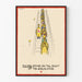 Vintage escalator poster - Please Stand on the Right