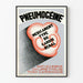 Vintage poster Pneumogéine medicijn cardio-renaal
