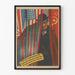 Vintage poster met politieke motieven en historische symbolen