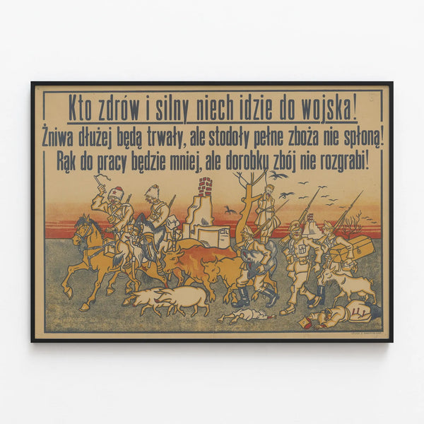 polski-plakat-z-okresu-wojny-polsko-bolszewickiej