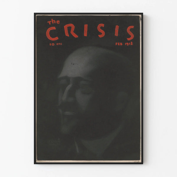 Vintage poster The Crisis - Portrait of W. E. B. Du Bois