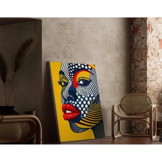 Pop Art Poster - Pop Gesicht