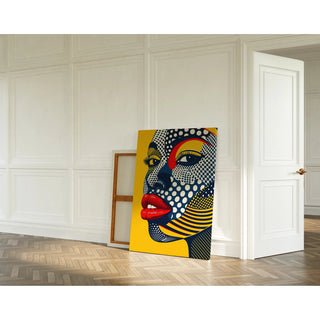 Pop Art Poster - Pop Gesicht