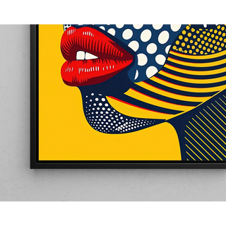 Pop Art Poster - Pop Gesicht