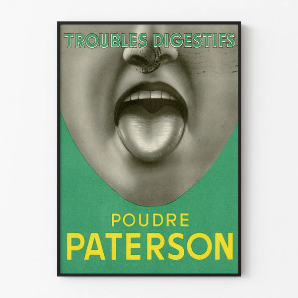 Vintage Poster Poudre Paterson Spijsverteringsproblemen