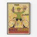 Vintage reclameposter Bicyclette Météore
